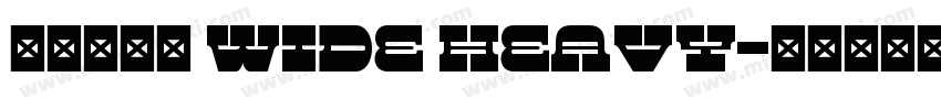 ヒカリ角ゴ Wide Heavy字体转换